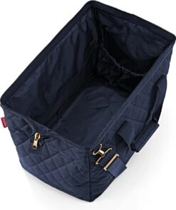 Reisenthel Allrounder L Reistas Sporttas - 30L - Rhombus Midnight Gold Blauw -Reisbagage Winkel 1005x1200 5