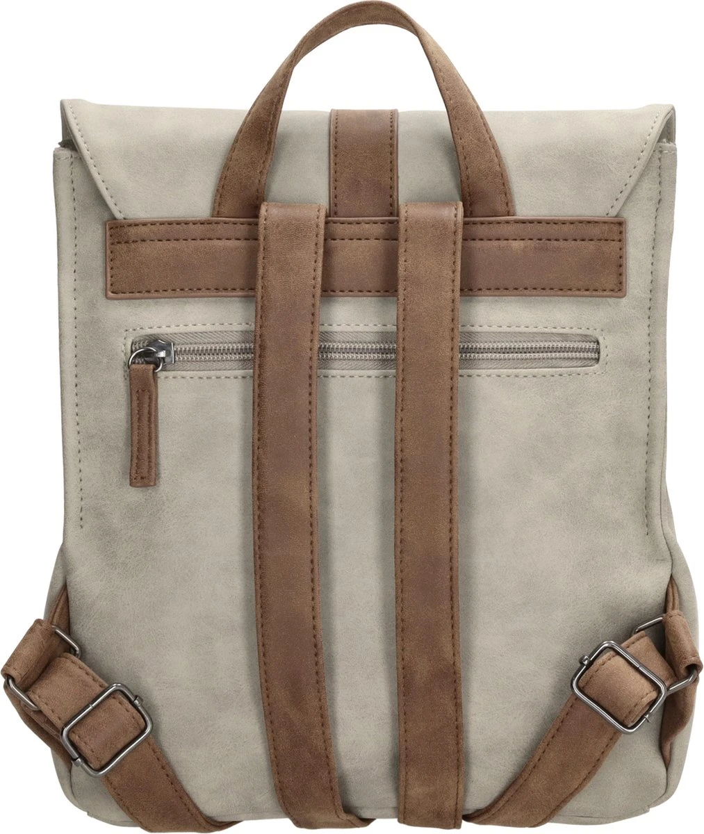 Beagles Brunete Rugzak - Lichtgrijs 5 Beagles Brunete Rugzak - Lichtgrijs - Afbeelding 3