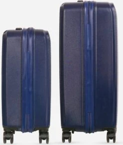 ©TROLLEYZ - Ibiza No.3 - Kofferset 2 Delig - 55cm+78cm Met TSA Slot - Dubbele Wielen - 360° Spinners - 100% ABS - Reiskoffers In Ocean Blue -Reisbagage Winkel 1017x1200 1