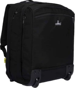 NOMAD® Boarding Rugzak Trolley 26L Zwart | Reistas Met Wielen | Handbagage Laptopvak | 35x30x52cm Rugzaktrolley Volwassenen -Reisbagage Winkel 1017x1200 2