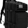 Merkloos Leger Rugzak - 45L - Camouflage - Militaire Tactische Tassen Voor Heren - Voor De Jacht - Voor Trekking - Rugzak - Waterdicht - Bug Out Bag - Airsoft - Zwart -Reisbagage Winkel 1020x1200 4