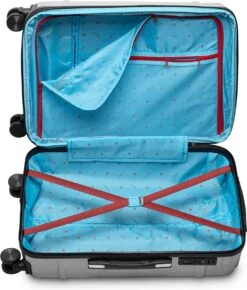 Tesla PC - Reiskoffer - 65 Cm - 4 Wielen - Zilver -Reisbagage Winkel 1021x1200 1