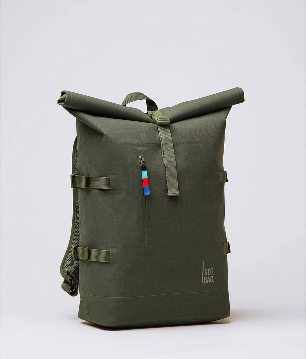 GOT BAG Laptop Rugzak / Rugtas / Laptoptas / Werktas - Rolltop - Groen - 15 Inch 12 GOT BAG Laptop Rugzak / Rugtas / Laptoptas / Werktas - Rolltop - Groen - 15 Inch - Afbeelding 10