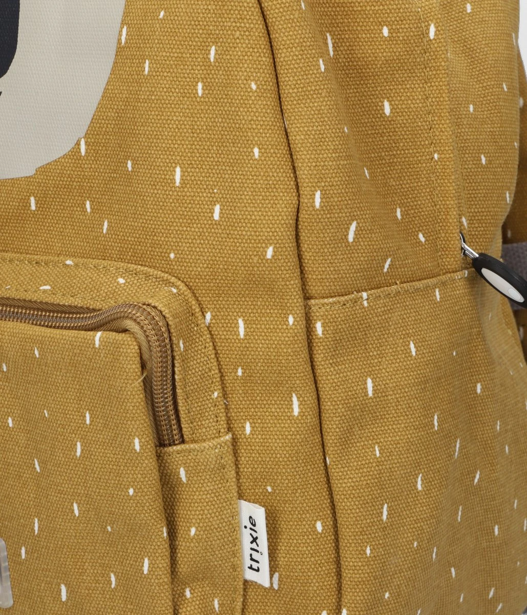 Trixie Kinderrugzak / Rugtas / Schooltas - Backpack - 3 Liter - Katoen - Geel 15 Trixie Kinderrugzak / Rugtas / Schooltas - Backpack - 3 Liter - Katoen - Geel - Afbeelding 13