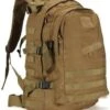 Merkloos Backpack - Militair Tactisch - Khaki - Wandelrugzak - 55 Liter