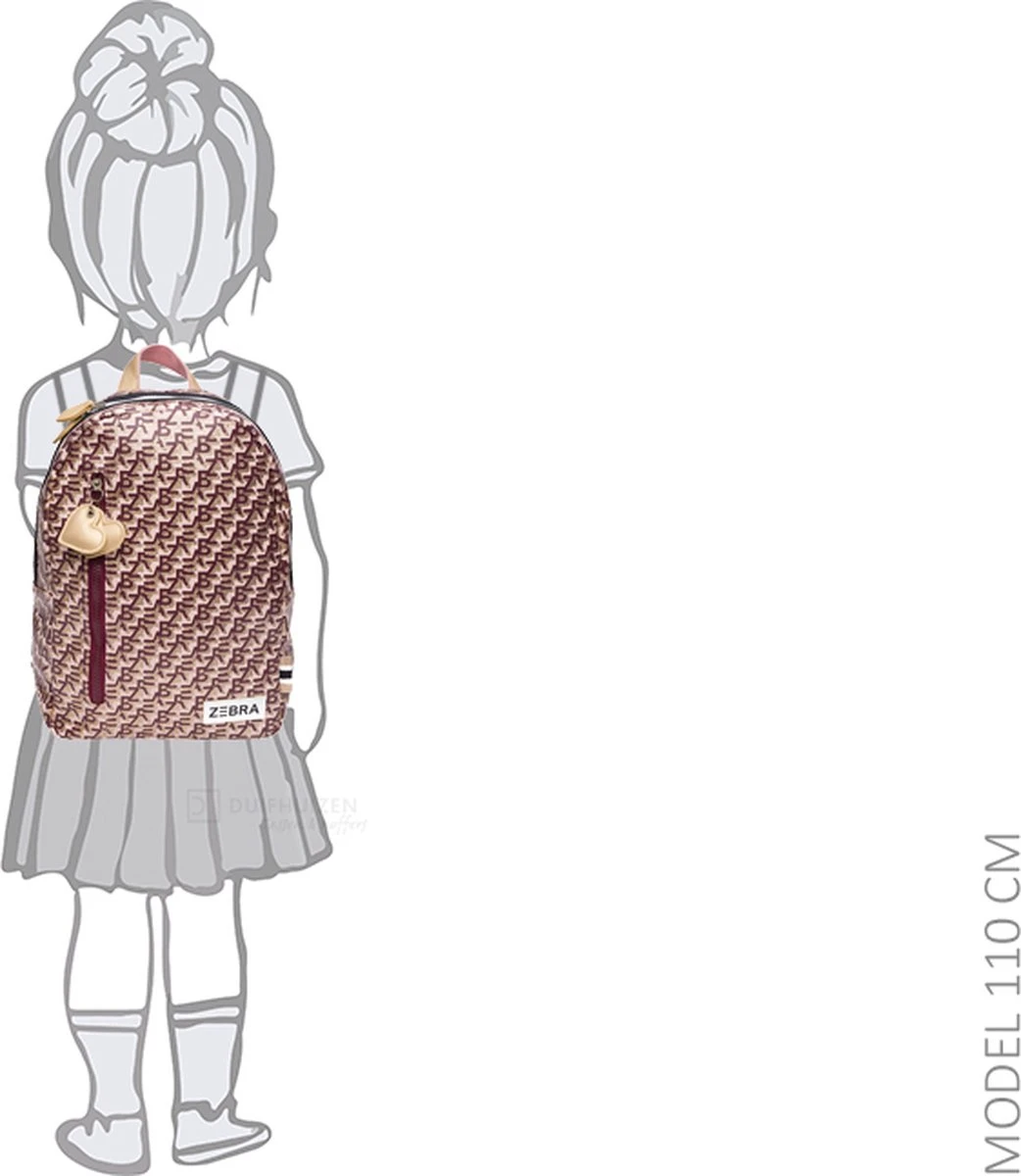 Zebra Trends Rugzak (M) Zebra Printing 4 Zebra Trends Rugzak (M) Zebra Printing - Afbeelding 2