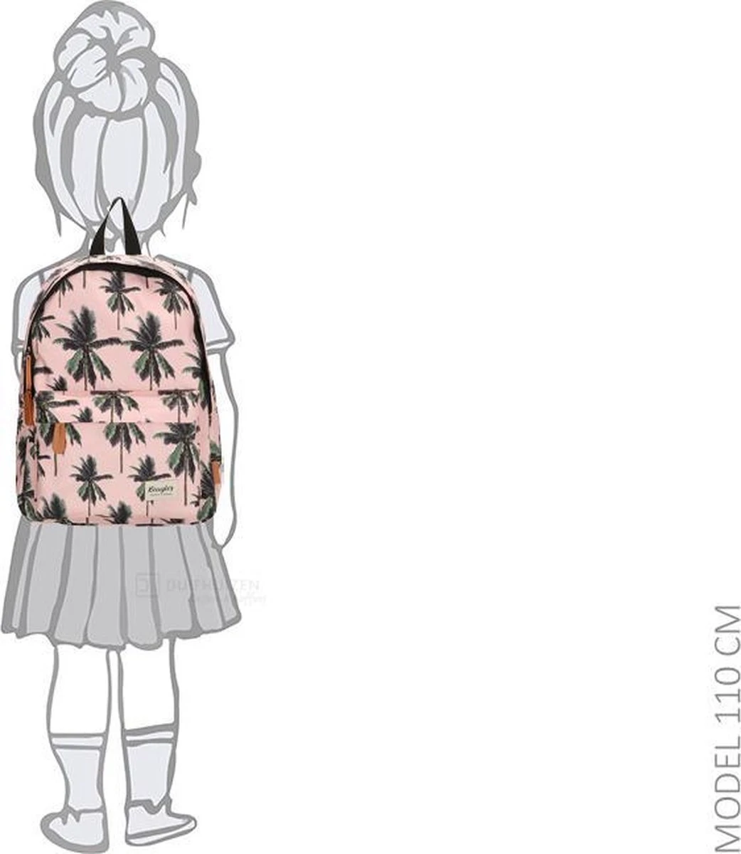 Beagles Originals Cool Originals - Rugzak - Palm Roze 6 Beagles Originals Cool Originals - Rugzak - Palm Roze - Afbeelding 4