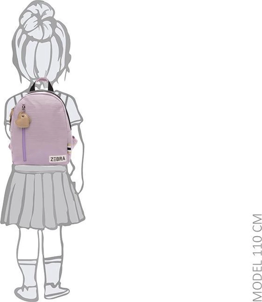 Zebra Trends Kinder Rugzak S Croco Purple 4 Zebra Trends Kinder Rugzak S Croco Purple - Afbeelding 2