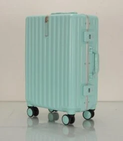 TOP AA Reis Kofferset - Trolleyset 3-delig Met TSA Slot Aluminum Frame, Kleine Cabine En Groot, ABS Luggage, (20+24+28 Inches 3 Pc Set), Roze/pink -Reisbagage Winkel 1042x1200 4