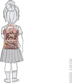 Zebra Trends Rugzak (S) - Zebra Stripes Pink -Reisbagage Winkel 1042x1200 9