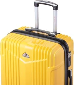 Tesla PC - Reiskoffer - 65 Cm - 4 Wielen - Geel 12 Tesla PC - Reiskoffer - 65 Cm - 4 Wielen - Geel -Reisbagage Winkel 1047x1200 1