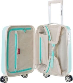 Decent Star Maxx Handbagage Koffer - 55 Cm - TSA Slot - Pastel Groen -Reisbagage Winkel 1050x1200