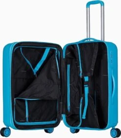 Decent Koffer / Trolley / Reiskoffer - Xx Cm - 120 Liter - Maxi Air - Blauw -Reisbagage Winkel 1050x1200 4