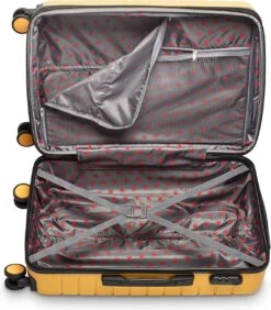 Swiss Alpine 2.0 - Reiskoffer - 67 Cm - 4 Wielen - Geel -Reisbagage Winkel 1051x1200 1