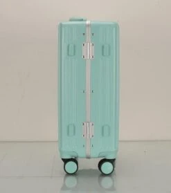 TOP AA Reis Kofferset - Trolleyset 3-delig Met TSA Slot Aluminum Frame, Kleine Cabine En Groot, ABS Luggage, (20+24+28 Inches 3 Pc Set), Roze/pink -Reisbagage Winkel 1062x1200 2