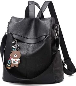 Dames Anti-diefstal Rugzak Schoudertas Vrije Tijd Schooltas Anti Diefstal PU-leer