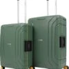 CarryOn Steward Kofferset - 2-delige TSA Trolleyset Met Kliksloten - Dubbele Wielen - Groen -Reisbagage Winkel 1065x1200 1