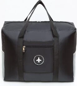 Merkloos Duurzame Reistas Voor Weekendjes Weg - Waterdicht - Met Handige Insteekvakken - Zwart -Reisbagage Winkel 1080x1200 4