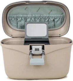 Decent Beautycase Dames / Reiskoffer - Hardcase - Sportivo - Beige -Reisbagage Winkel 1080x1200 6