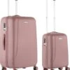 CarryOn Skyhopper Kofferset – TSA Handbagage + Reiskoffer 78cm – Dubbele Wielen - Old Pink