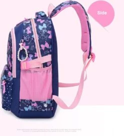 STIJLVOLLE GROTE CAPACITEIT GRAPPIGE ROZE TIENER BOEKENTAS LAPTOP,SCHOOLTAS RUGZAK VOOR VROUW MEISJE ( ROZE PAARS ) -Reisbagage Winkel 1088x1200 8