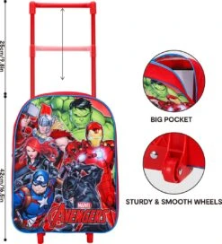 Marvel THE AVENGERS Trolley Koffertje Vakantie Logeren Tripjes -Reisbagage Winkel 1089x1200 3
