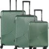 Enrico Benetti Louisville Driedelige Kofferset Hardcase - 39040 - Olijf -Reisbagage Winkel 1091x1200
