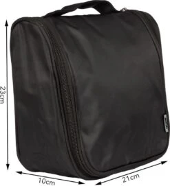 TravelSky Reis Toilettas Met Haak Travel Etui Organizer Voor Toiletartikelen Kamperen & Reizen Accessoires – Geschikt Voor Dames En Heren – Zwart -Reisbagage Winkel 1092x1200 9
