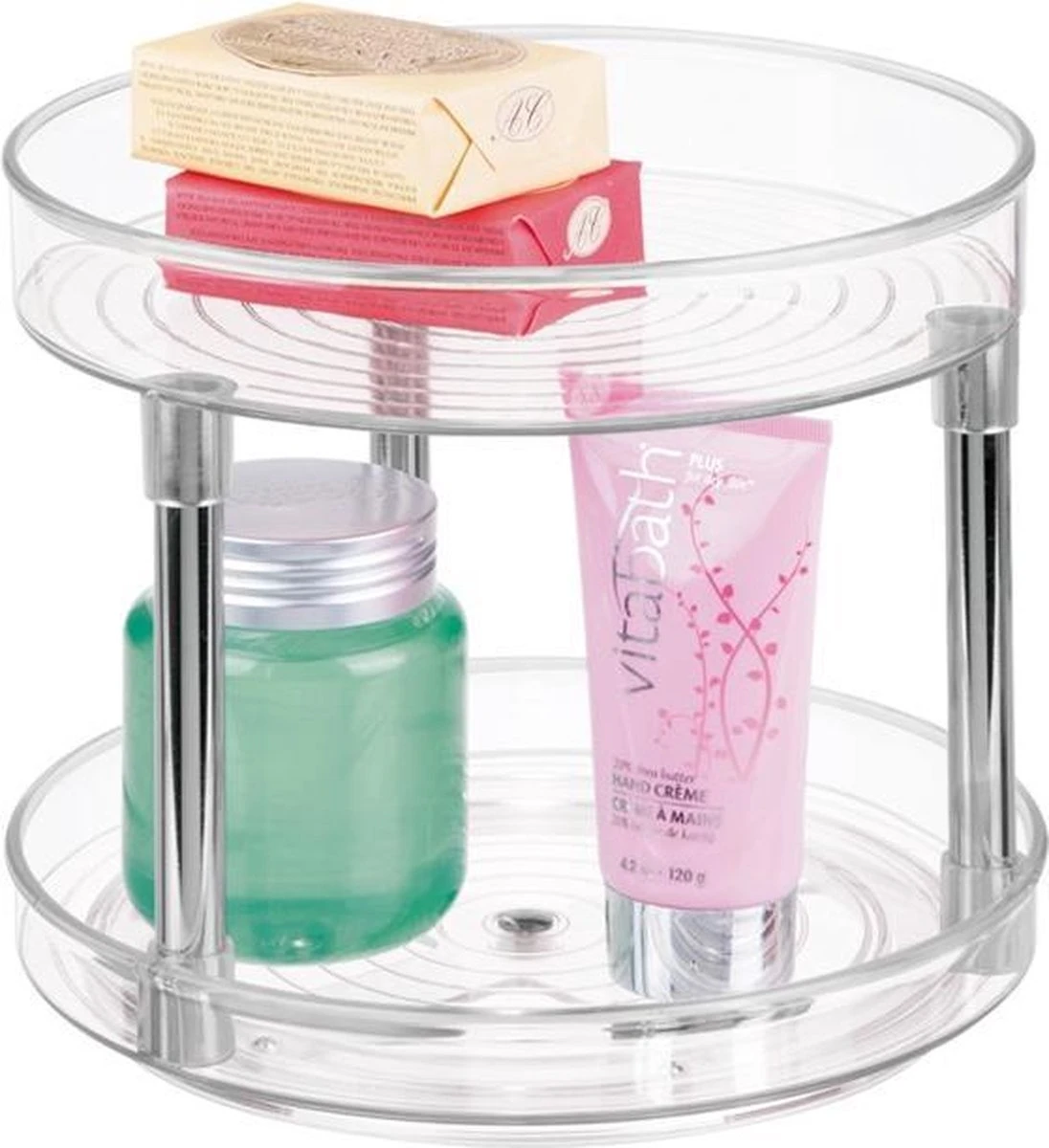 Lazy Susan Draaiplateau Met Verdieping, 23 X 23 X 24, Kunststof, Transparant - IDesign | Linus 7 Lazy Susan Draaiplateau Met Verdieping, 23 X 23 X 24, Kunststof, Transparant - IDesign | Linus - Afbeelding 5