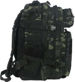 Backpack | Waterdicht | Rugzak | Rugtas | Dagrugzak | Wandelen | Hike Rugzak | Schooltas | 45 Liter | Black Camo -Reisbagage Winkel 1096x1200 12