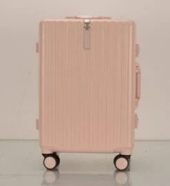 TOP AA Reis Kofferset - Trolleyset 3-delig Met TSA Slot Aluminum Frame, Kleine Cabine En Groot, ABS Luggage, (20+24+28 Inches 3 Pc Set), Roze/pink -Reisbagage Winkel 1096x1200 4