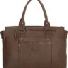 Enrico Benetti Nikki 66518 Laptoptas Met 14" Laptopvak En Tabletvak - Bruin