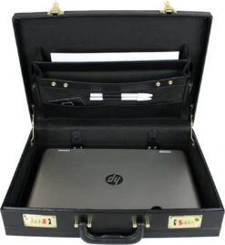 Attachékoffer Zwart - Kunstleer - Documentenkoffer - Attache Koffer Cijferslot - Laptopkoffer - Kantoor Koffer -Reisbagage Winkel 1108x1200 1