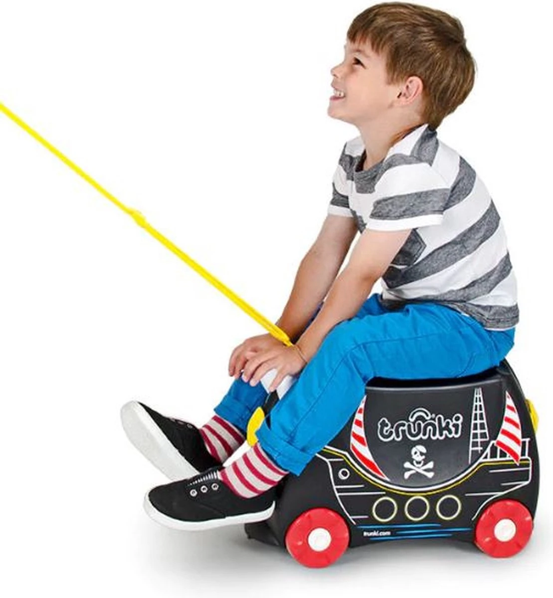 Trunki Ride-On Handbagage Koffer 46 Cm - Piraat Pedro 14 Trunki Ride-On Handbagage Koffer 46 Cm - Piraat Pedro - Afbeelding 12
