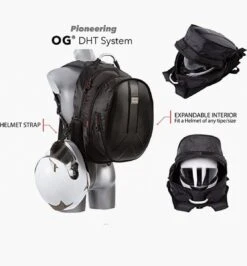 OG Original GetAway Motor-rugzak, Motorfiets-rugzak, Motorhelm Rugtas, Waterdicht, Grote Capaciteit, Vergrootbaar 35/45L, Hardshell, USB, Laptop, Helm Tas, Antidiefstal-zak, Reflecterend -Reisbagage Winkel 1113x1200 3