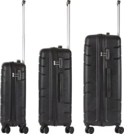 TravelZ Big Bars Kofferset - Trolleyset 3-delig Met TSA-slot - Zwart -Reisbagage Winkel 1115x1200 2