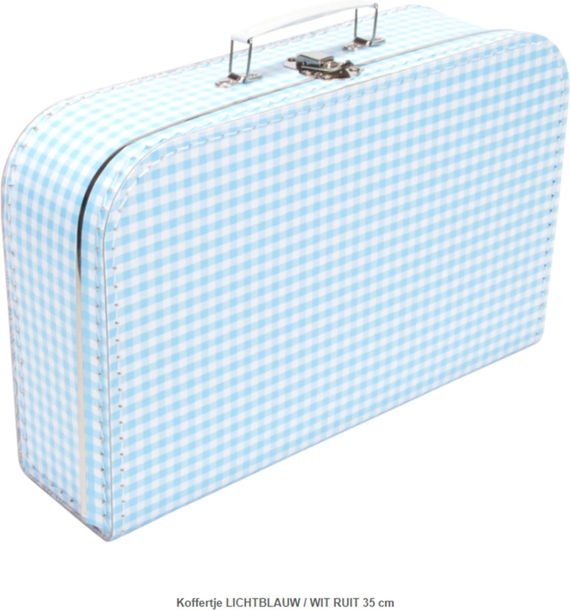 Logeerkoffer Ruit - Kinderkoffer- Kraamcadeau - Geboortecadeau - Opa En Oma 5 Logeerkoffer Ruit - Kinderkoffer- Kraamcadeau - Geboortecadeau - Opa En Oma - Afbeelding 3