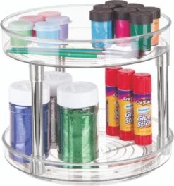 Lazy Susan Draaiplateau Met Verdieping, 23 X 23 X 24, Kunststof, Transparant - IDesign | Linus 15 Lazy Susan Draaiplateau Met Verdieping, 23 X 23 X 24, Kunststof, Transparant - IDesign | Linus -Reisbagage Winkel 1122x1200 4