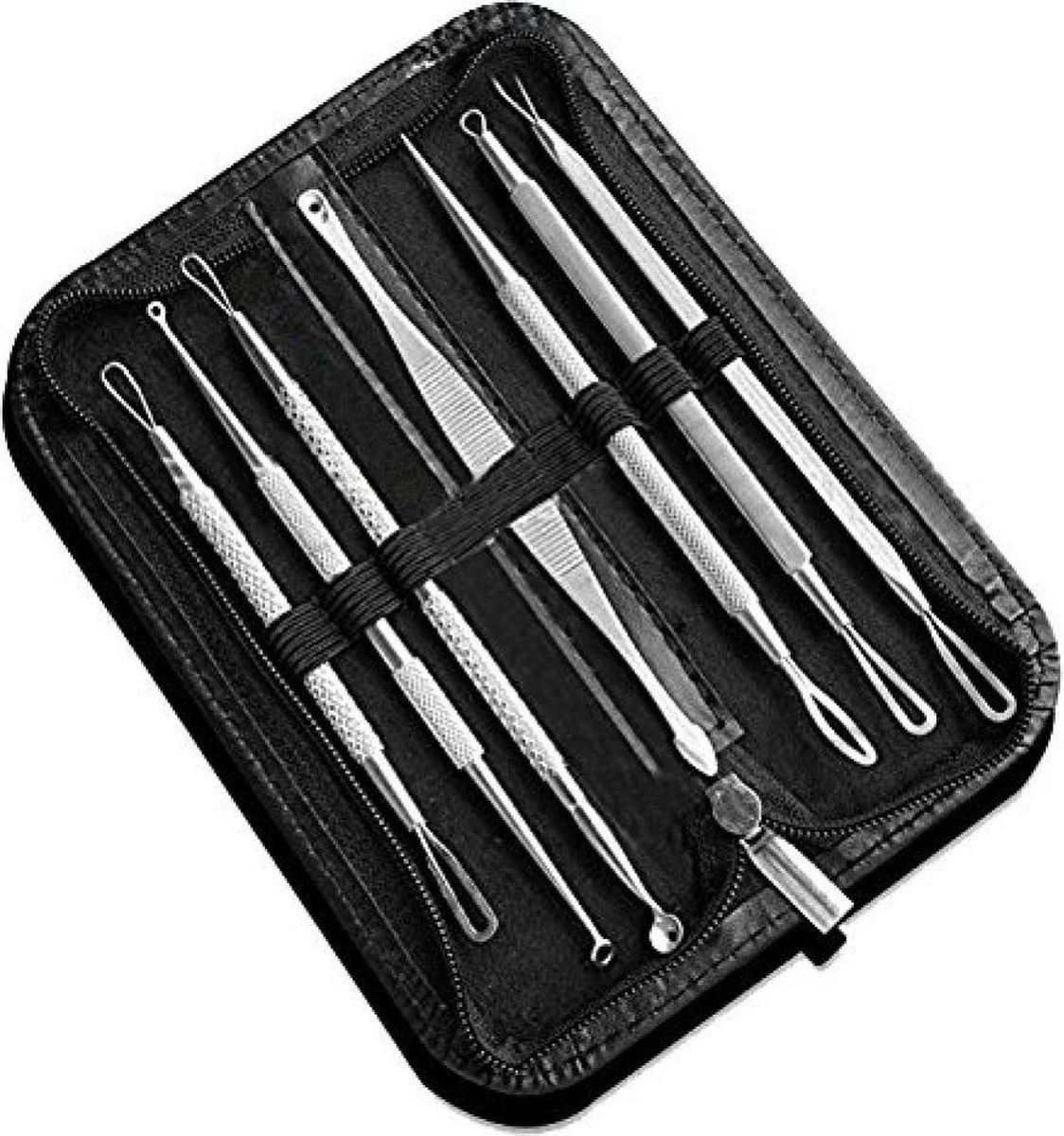 Blackhead Remover - 7-delige Professionele Zwartpunverwijder Set - Blackhead Set - XL Set - Mee-eters, Whiteheads, Acne, Verwijde Poriën - 7 Stuks Zwartpunttrekkers - PRO LINE - LIMITED EDITION 4 Blackhead Remover - 7-delige Professionele Zwartpunverwijder Set - Blackhead Set - XL Set - Mee-eters, Whiteheads, Acne, Verwijde Poriën - 7 Stuks Zwartpunttrekkers - PRO LINE - LIMITED EDITION - Afbeelding 2