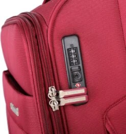 Decent D-Upright Handbagage Koffer - 55 Cm - TSA Slot - Bordeaux Rood -Reisbagage Winkel 1132x1200 3