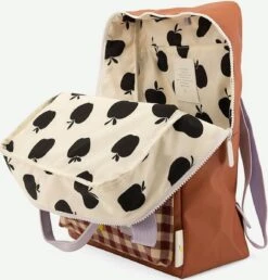 Sticky Lemon Gingham Backpack Large Chocolate Sundae Daisy Yellow Mauve Lilac 17 Sticky Lemon Gingham Backpack Large Chocolate Sundae Daisy Yellow Mauve Lilac -Reisbagage Winkel 1148x1200 3