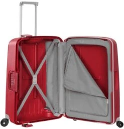 Samsonite Reiskoffer - S'CURE SPINNER 69/25 (Medium) Rood -Reisbagage Winkel 1155x1200