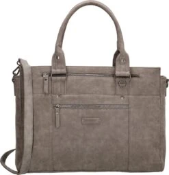 Enrico Benetti Nikki 66518 Laptoptas Met 14" Laptopvak En Tabletvak - Grijs