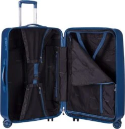 Decent Tranporto-One Grote Koffer - 76 Cm - TSA Slot - Dark Blue -Reisbagage Winkel 1167x1200 1