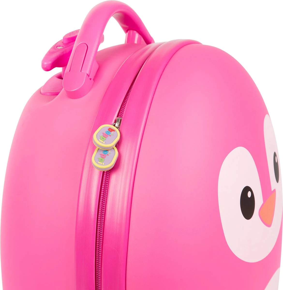 Boppi - Kindertrolley - Pinguïn (roze) - Handbagage - Lichtgewicht - Duurzaam - 17L 4 Boppi - Kindertrolley - Pinguïn (roze) - Handbagage - Lichtgewicht - Duurzaam - 17L - Afbeelding 2