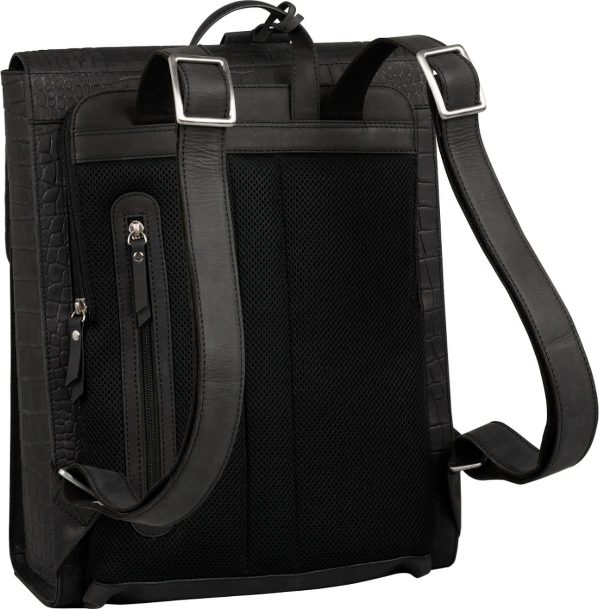 Burkely Casual Cayla Dames Rugtas 14" - Zwart 5 Burkely Casual Cayla Dames Rugtas 14" - Zwart - Afbeelding 3