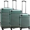 Travelerz Kofferset 3 Delig Met Wielen En Cijferslot - ABS - Groen (228-) 1 Travelerz Kofferset 3 Delig Met Wielen En Cijferslot - ABS - Groen (228-) -Reisbagage Winkel 1185x1200 2