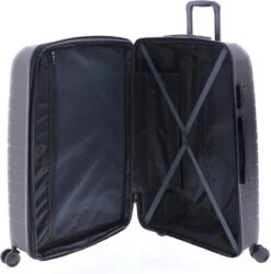 Gladiator Kick-Off Grote Koffer Expandable -76 Cm - 99/125 Liter - Eco Friendly Recyclebaar PP - Donkergrijs -Reisbagage Winkel 1187x1200 1