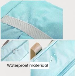 Merkloos Duffelbag - Reistas - Sporttas - Opvouwbare Reistas - Weekendtas - Strandtas - Lichtblauw -Reisbagage Winkel 1187x1200 7