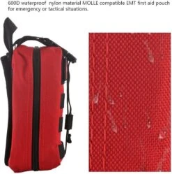 Alta-X Outdoor - Ehbo Tas Rood - Medicijntas - First Aid Bag - Jacht Survival Militaire Edc Pack Molle - Tactical Heuptas Outdoor Sos Pouch Leger Medische Kit Taille Riem Rugzak -Reisbagage Winkel 1189x1200 15